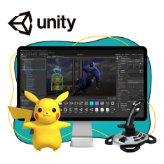 Мир игр на Unity 2D на популярном движке + AI-помощники - КИБЕРшкола программирования для детей, компьютерные курсы для школьников, начинающих и подростков - KIBERone г. Архангельск