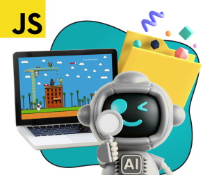 Язык программирования JavaScript + AI. Проектное обучение + геймификация + AI-помощники - КИБЕРшкола программирования для детей, компьютерные курсы для школьников, начинающих и подростков - KIBERone г. Архангельск